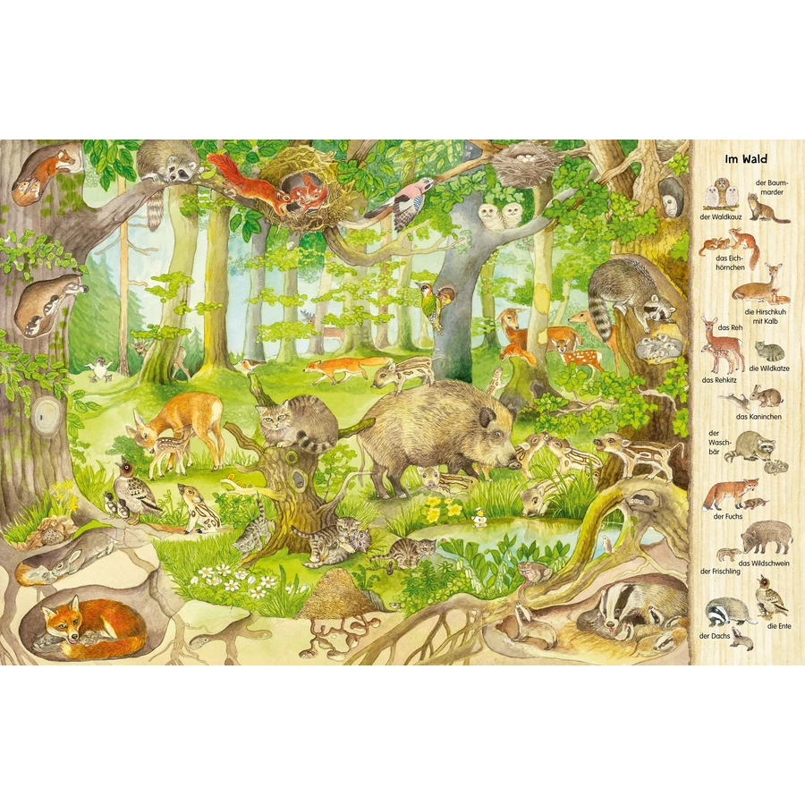Thienemann-Esslinger Das 1000 Tiere-Wimmelbuch