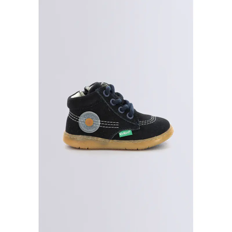 KICKBUBBLY MARINE BOTTILLONS Cuir Mixte