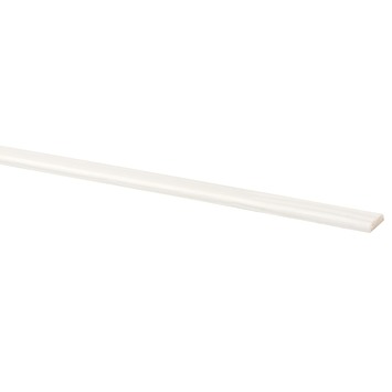 Afdeklijst grenen 4x18 mm wit lengte 270 cm