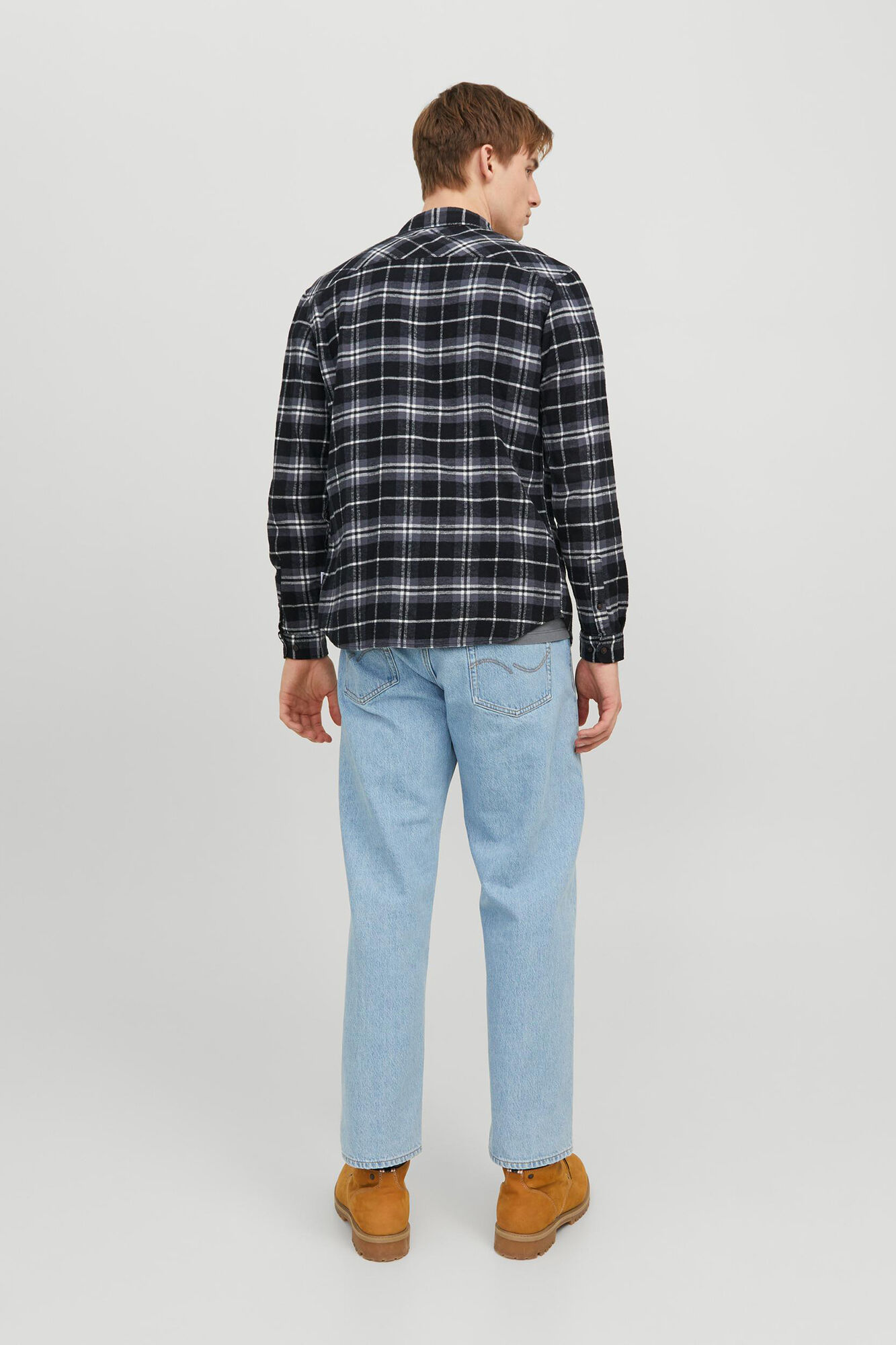 Camisa xadrez de sarja