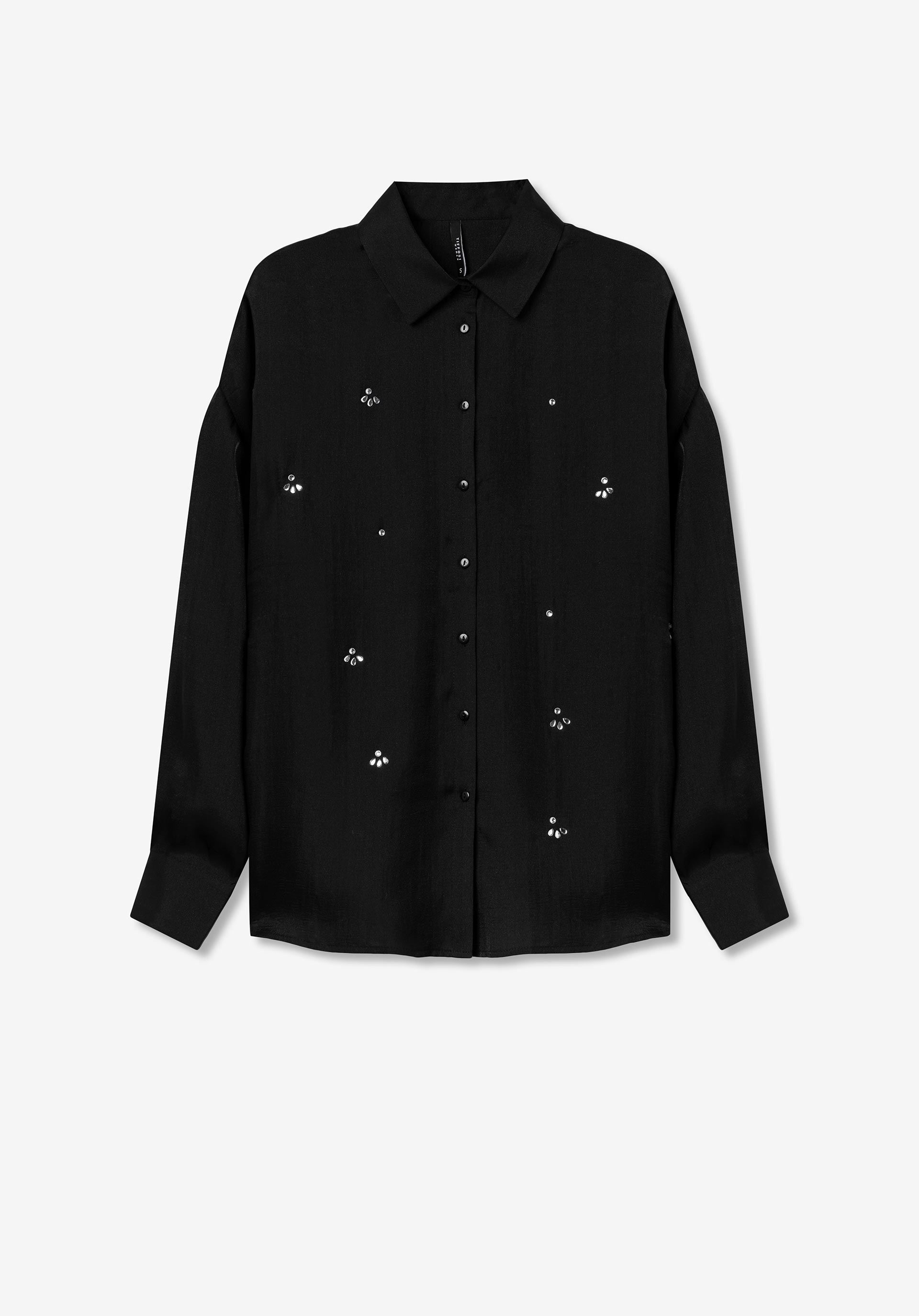 Camisa Transparência com Aplicações
