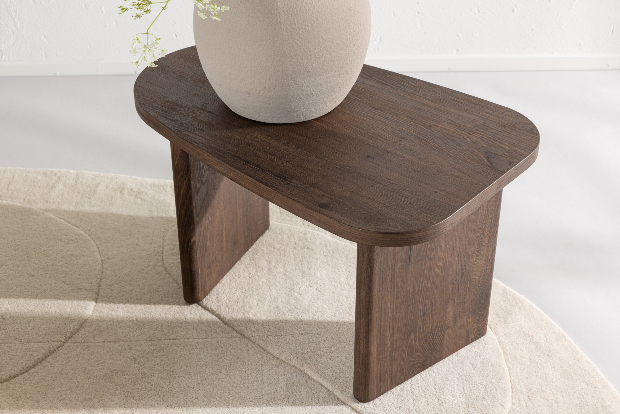 Norrtalje Bijzettafel -  70 x 45 cm - Mokka