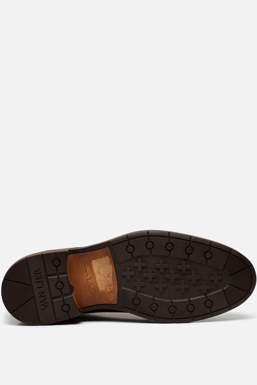 Van Lier Boston Veterschoenen cognac Leer