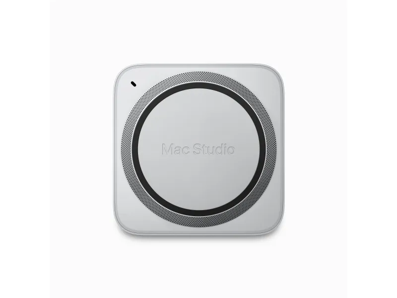 Apple Mac Studio - USFF M2 Ultra op til - RAM 64 GB - SSD 1 TB - M2 Ultra 60-core GPU - Gigabit Ethernet, 10 Gigabit Ethernet, 5 Gigabit Ethernet, 2.5 Gigabit Ethernet, IEEE 802.11ax (Wi-Fi 6E), Bluetooth 5.3 - macOS Ventura 13.0 - skærm: ingen - søl