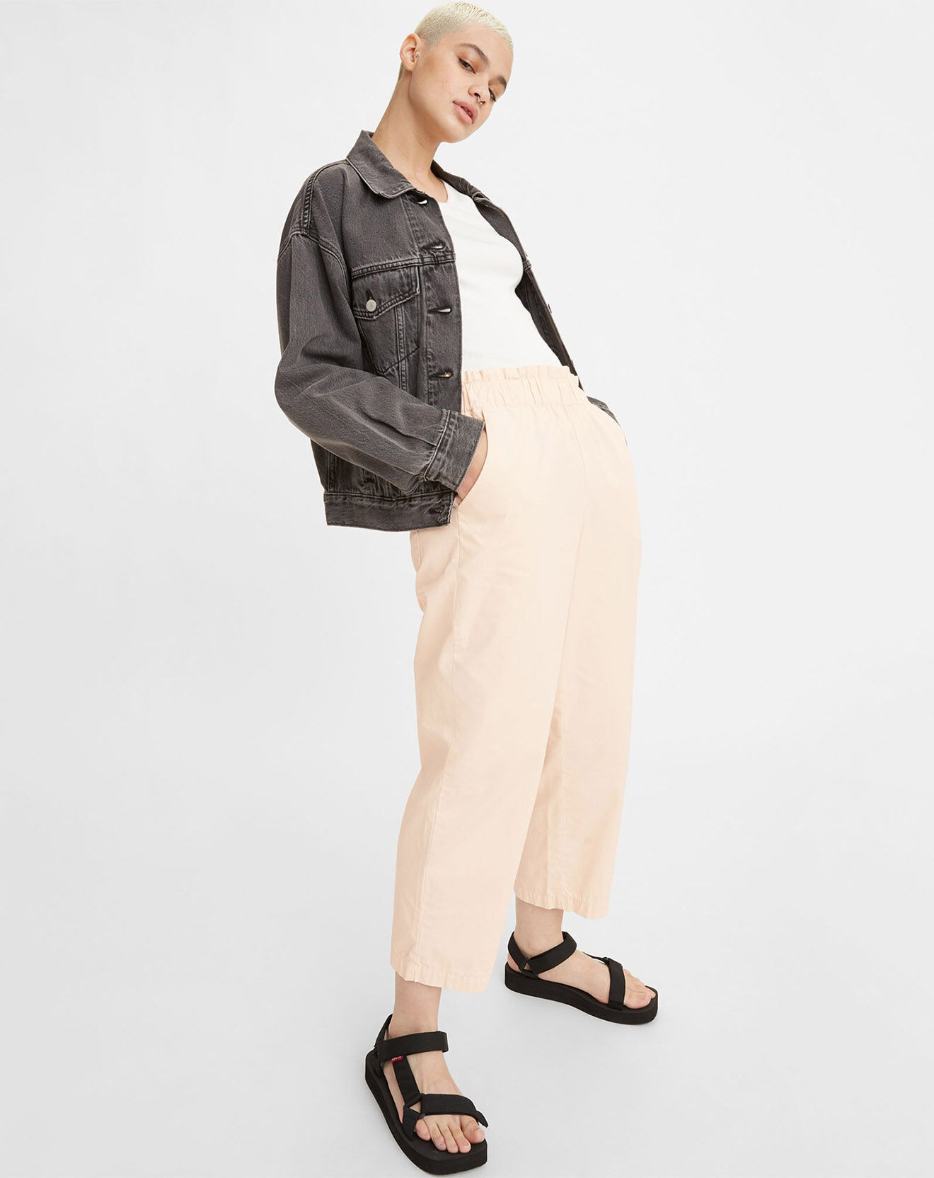Levi's® Pantalon Scrunchie rose pâle