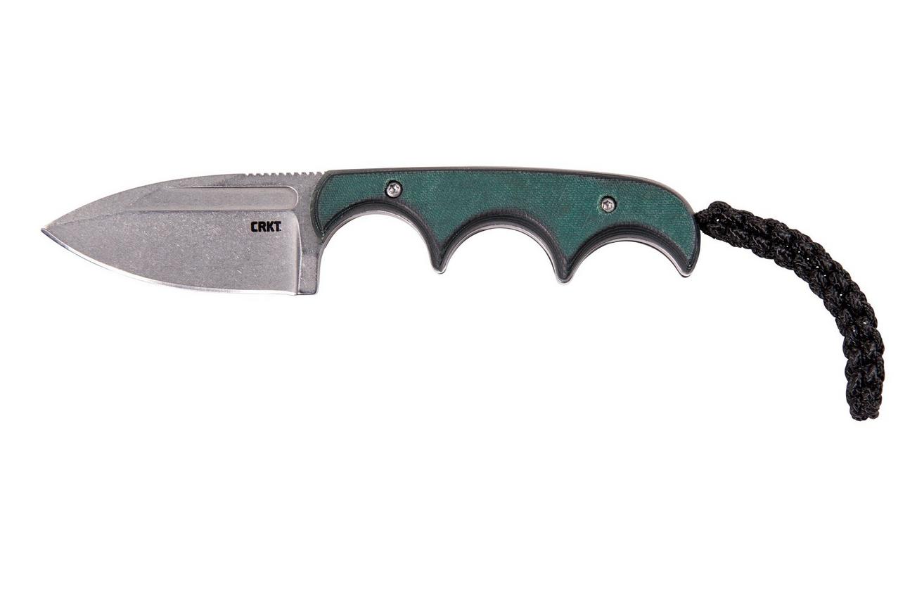 CRKT Minimalist Spear Point, Green Black, nekmes, Alan Folts design