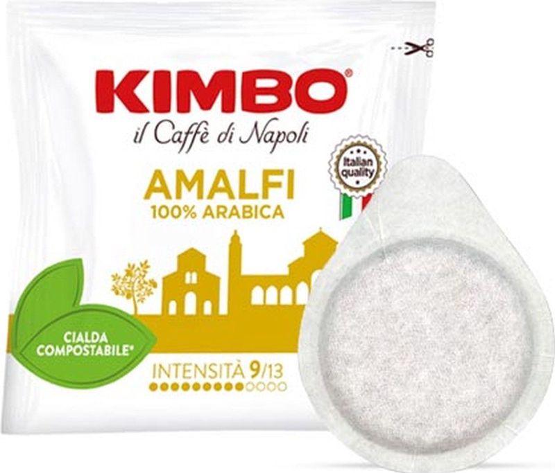 Kimbo - Amalfi - E.S.E Pads - Gemalen Koffie - 50 Stuks