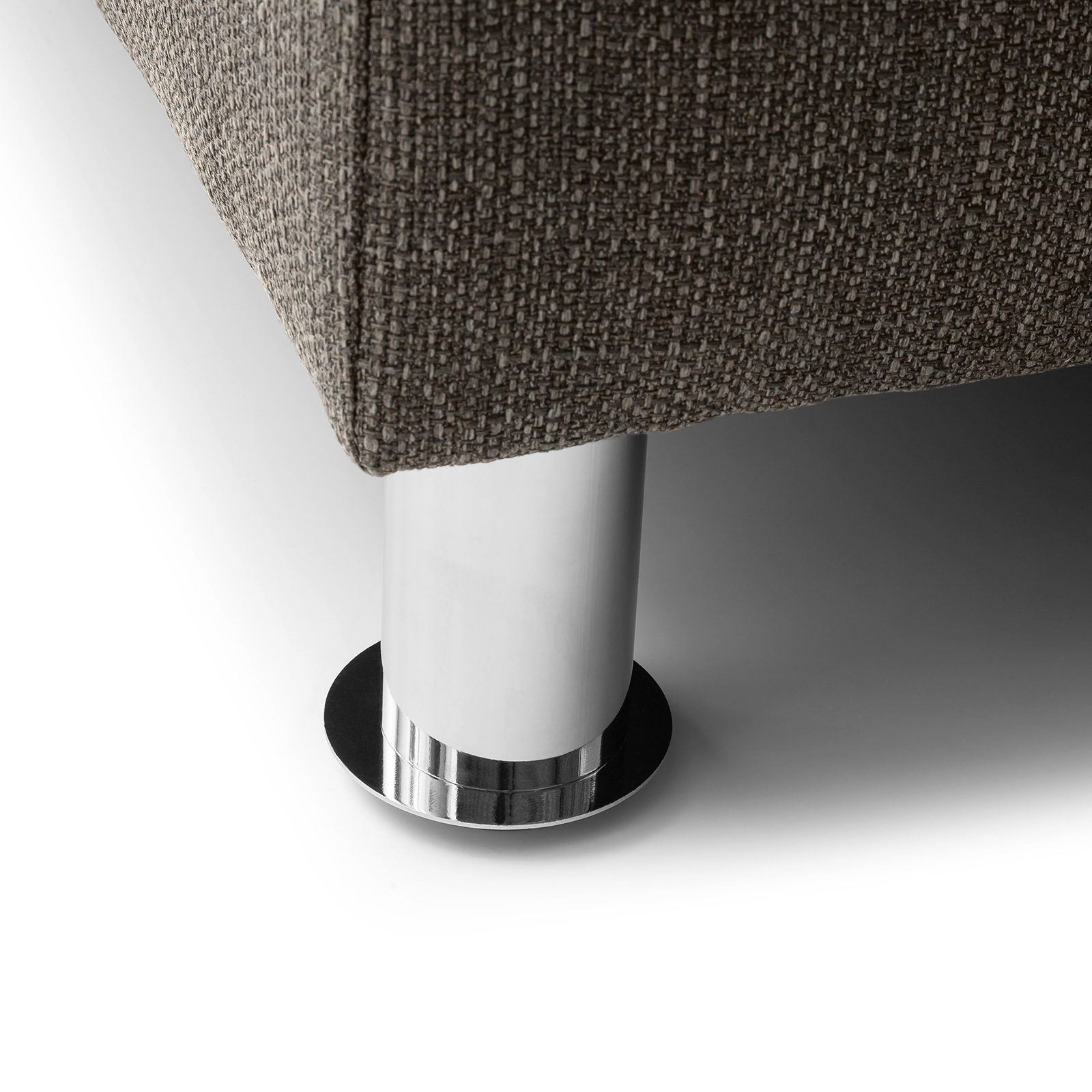 Ecksofa - taupe - beidseitig montierbar