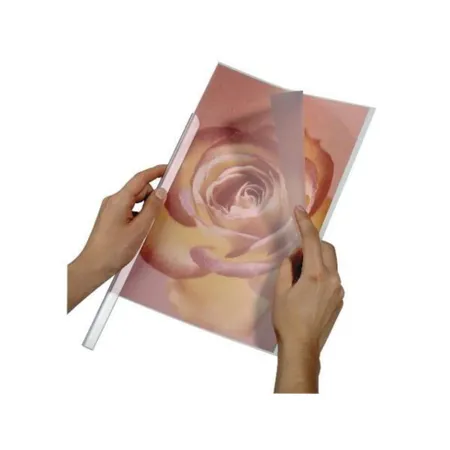Durable 293919 Klemmschienenhülle, A4, transparent, 50 Stück
