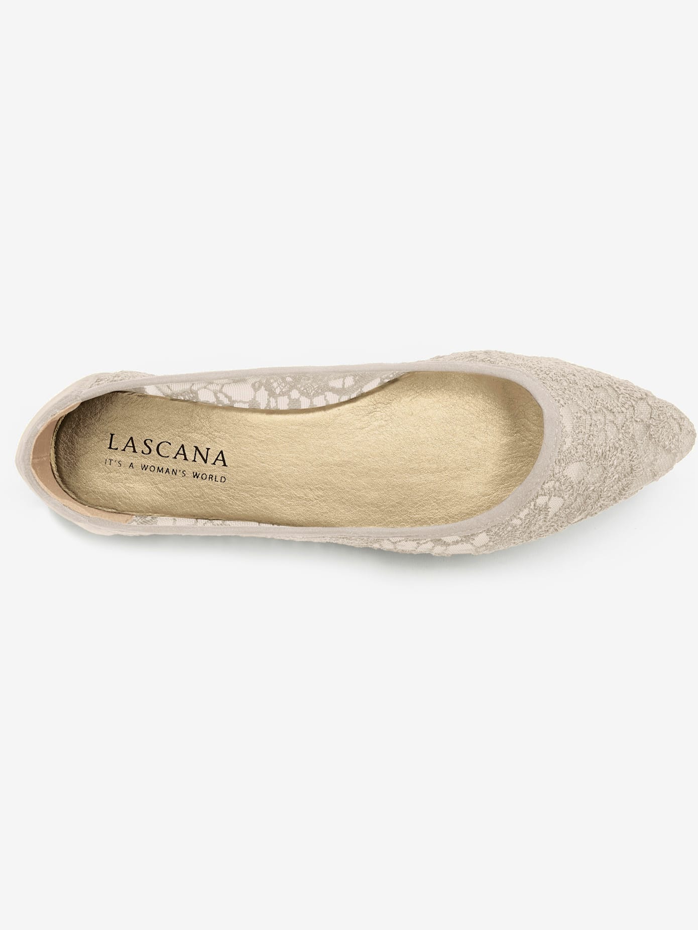 Trotteurs ballerines en dentelle, très confortables et légères
