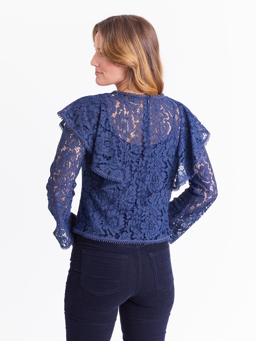 Lana blondebluse Sky Captain