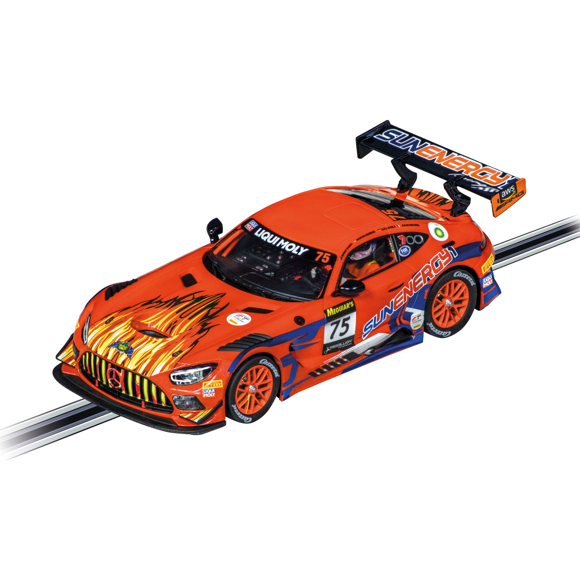 Carrera Rennbahn EVOLUTION Flames and Fame
