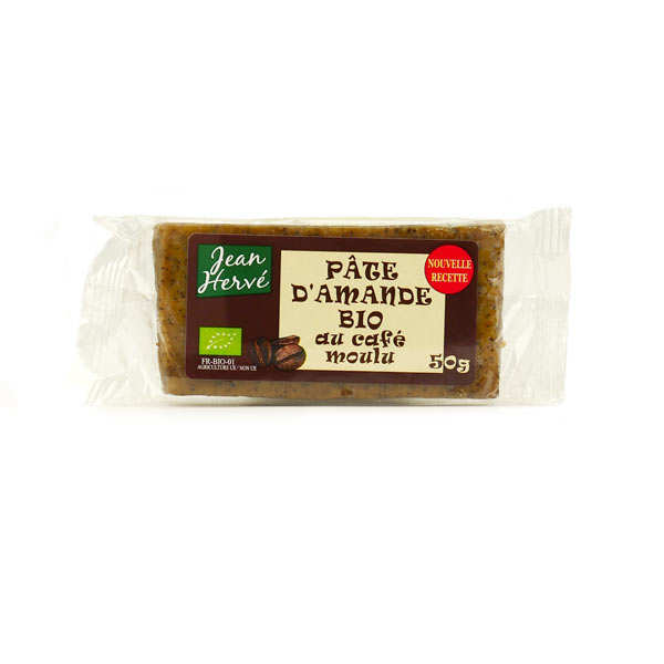 Pâte d'amande au café moulu - bio