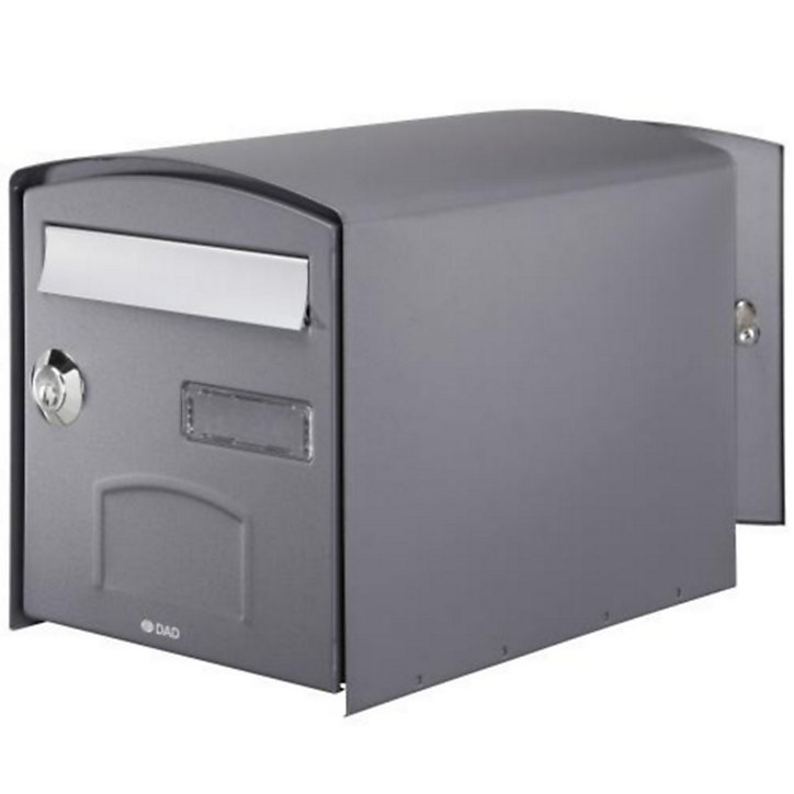 Boîte aux lettres 2 portes Decayeux Dôme Gris anthracite Ral 7016