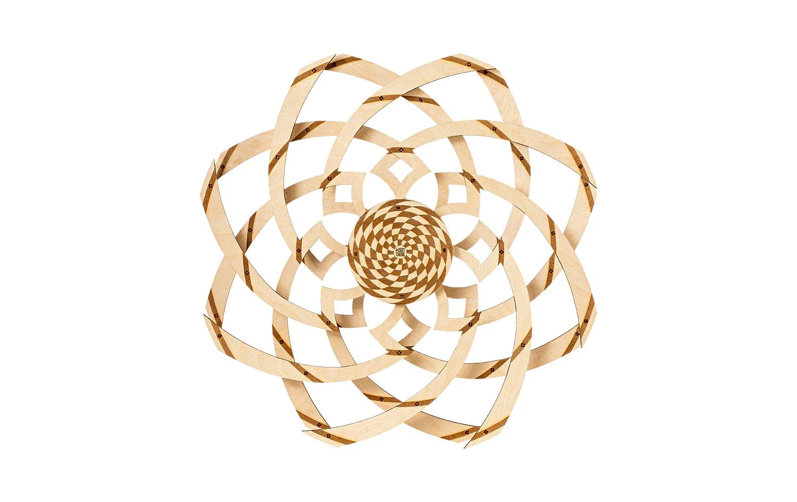 Bausatz Vortex HypnoticMechanische Deko als Holzbausatz