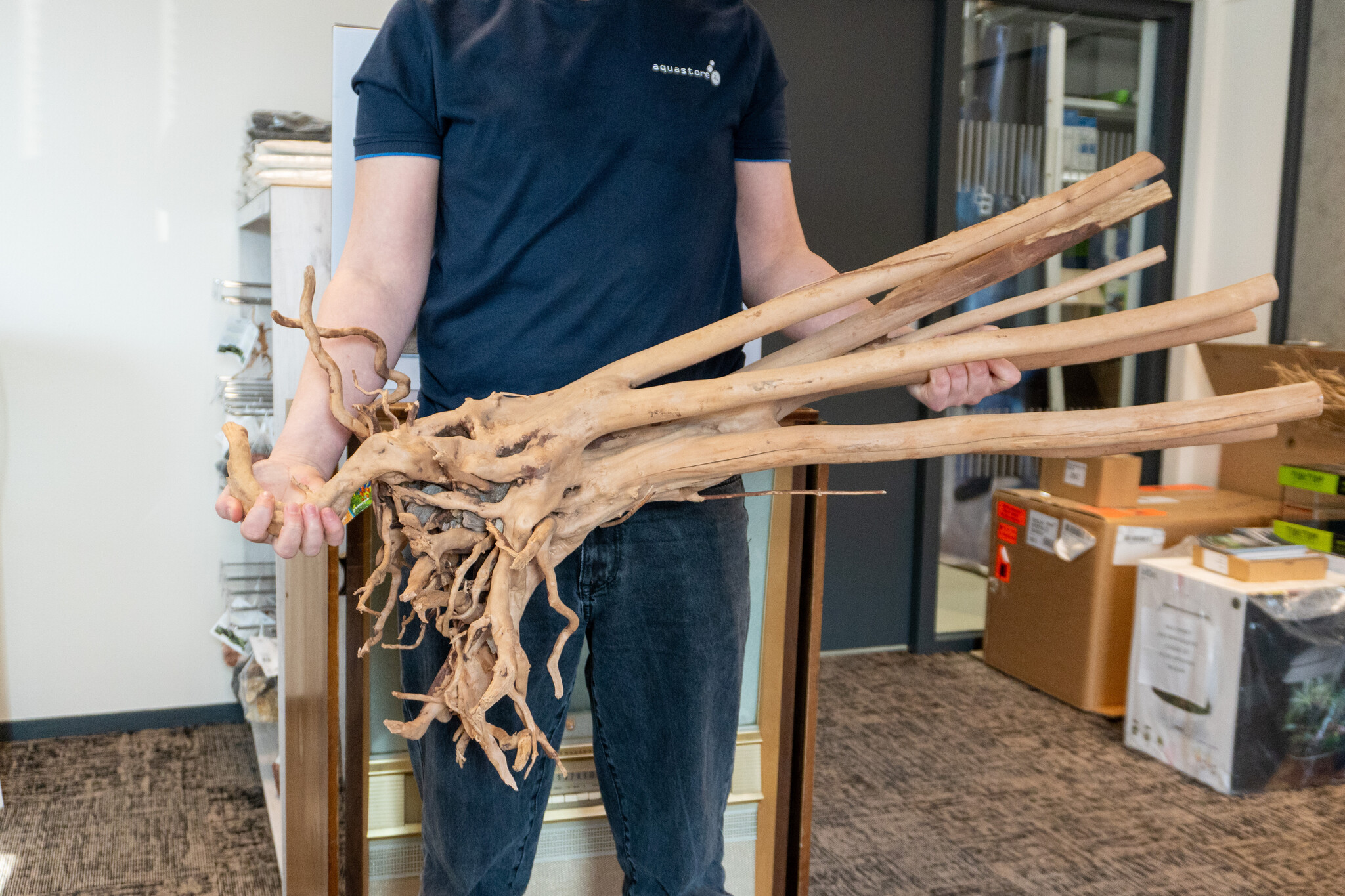 AquastoreXL Boomstronk XXL 60 - 90cm 6,4kg - NR5 | natuurlijk hout