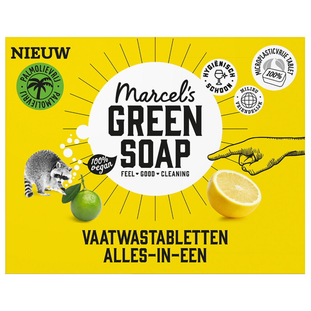 Marcel's Green Soap Vaatwastabletten All-In-One25 stuks