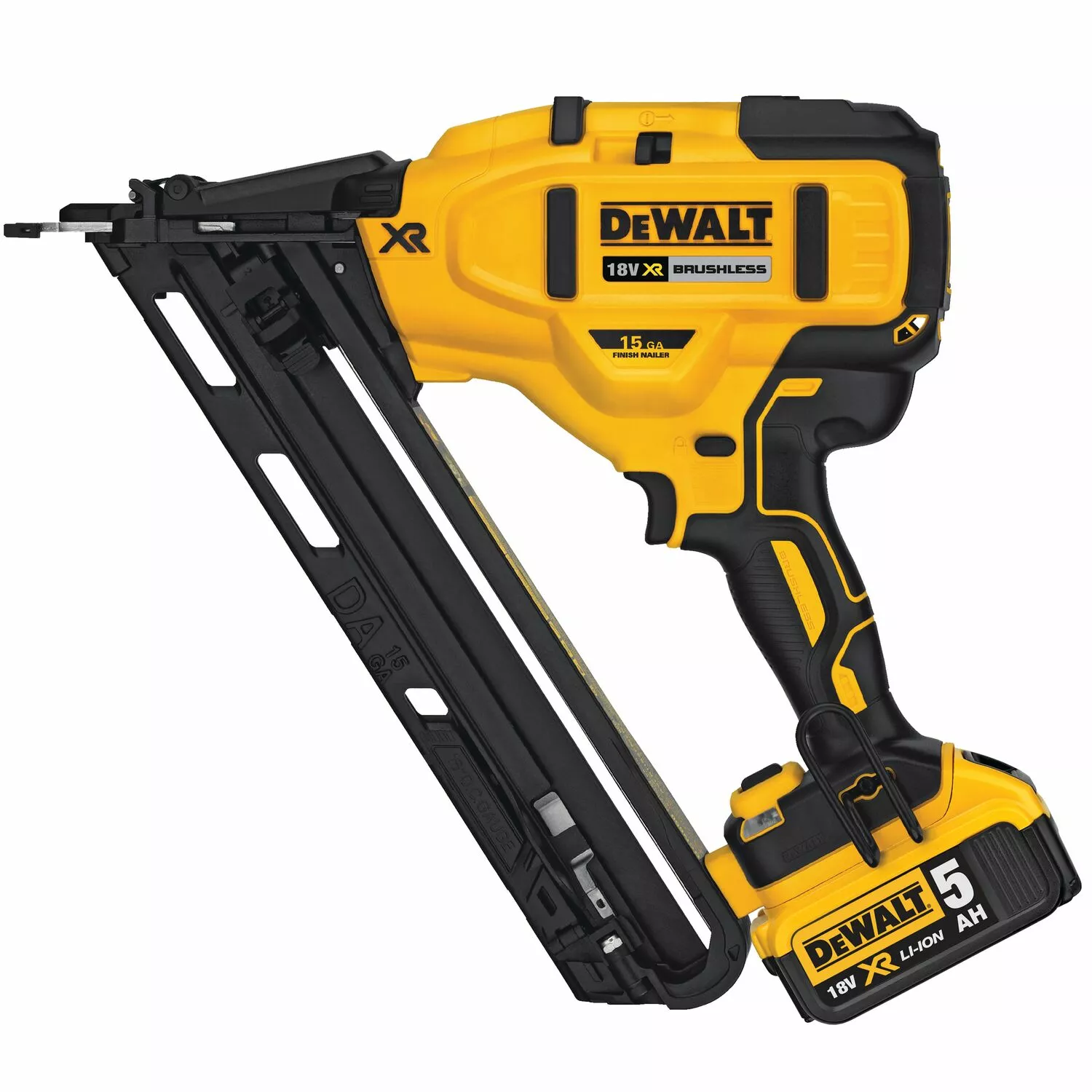DeWALT DCN650P2 18V Li-Ion accu afwerktacker (2x 5.0Ah accu) in TSTAK