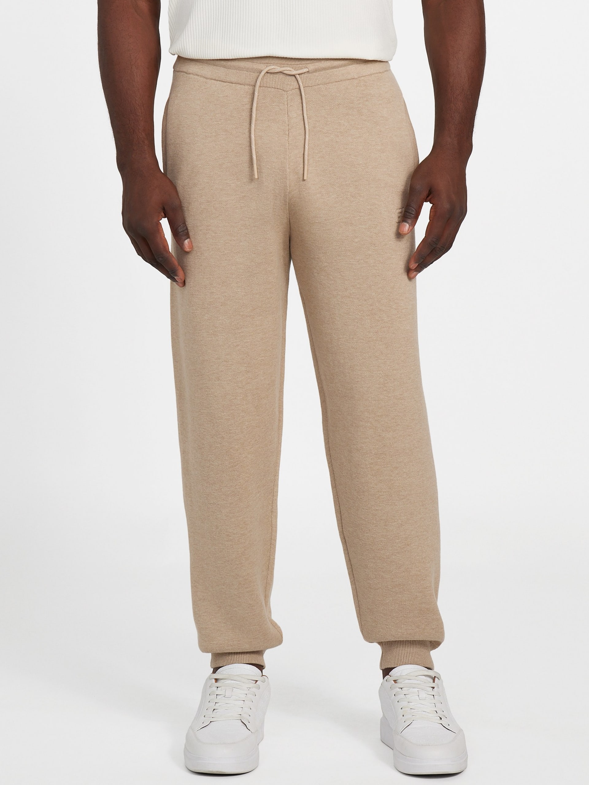 Calça Jogger com Punho em Tecido Yaki Terry