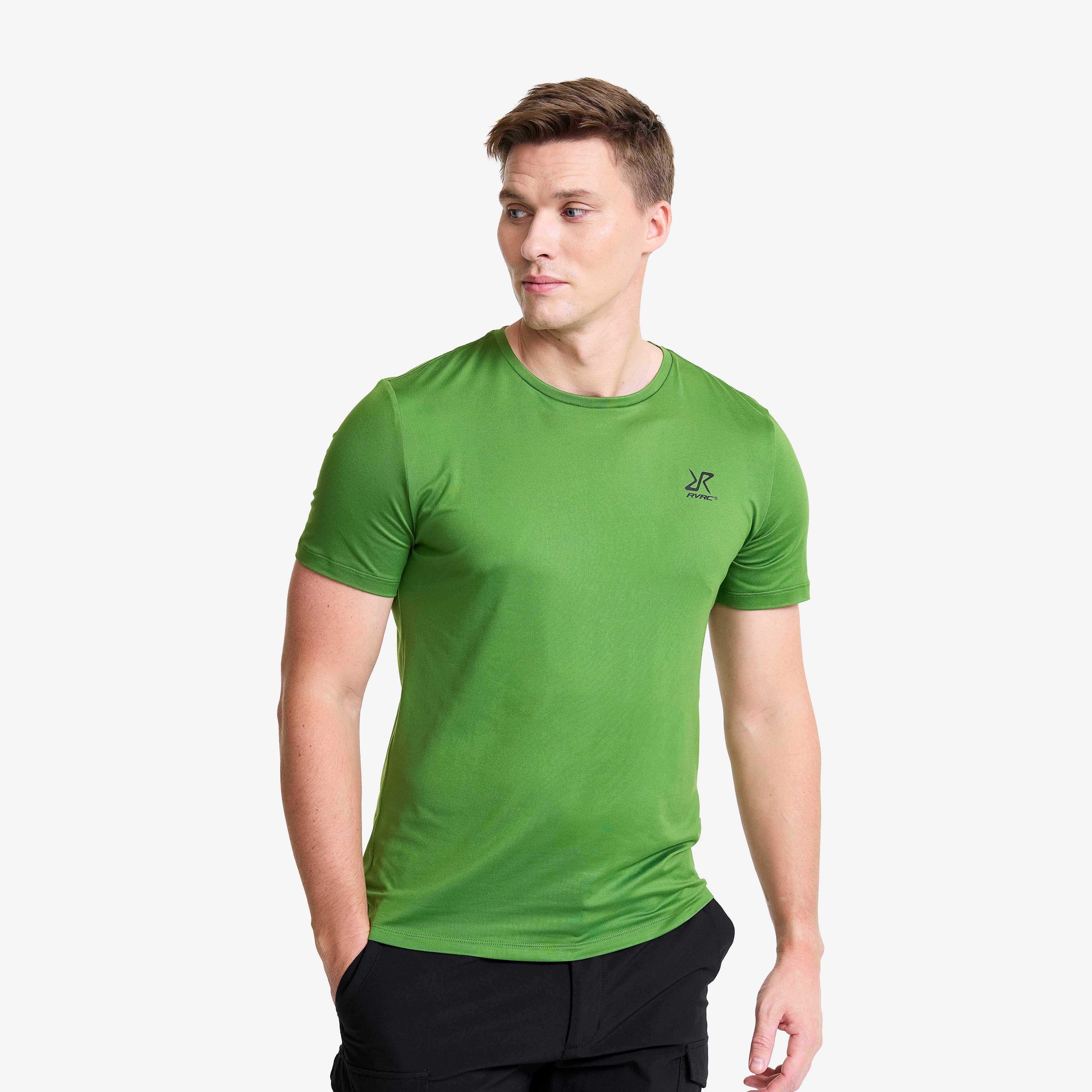 Mission Slim Fit T-shirt Herre Cactus Green