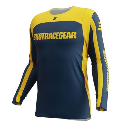 Maillot cross Shot CONTACT - MITHIC 2025 - Bleu / Jaune