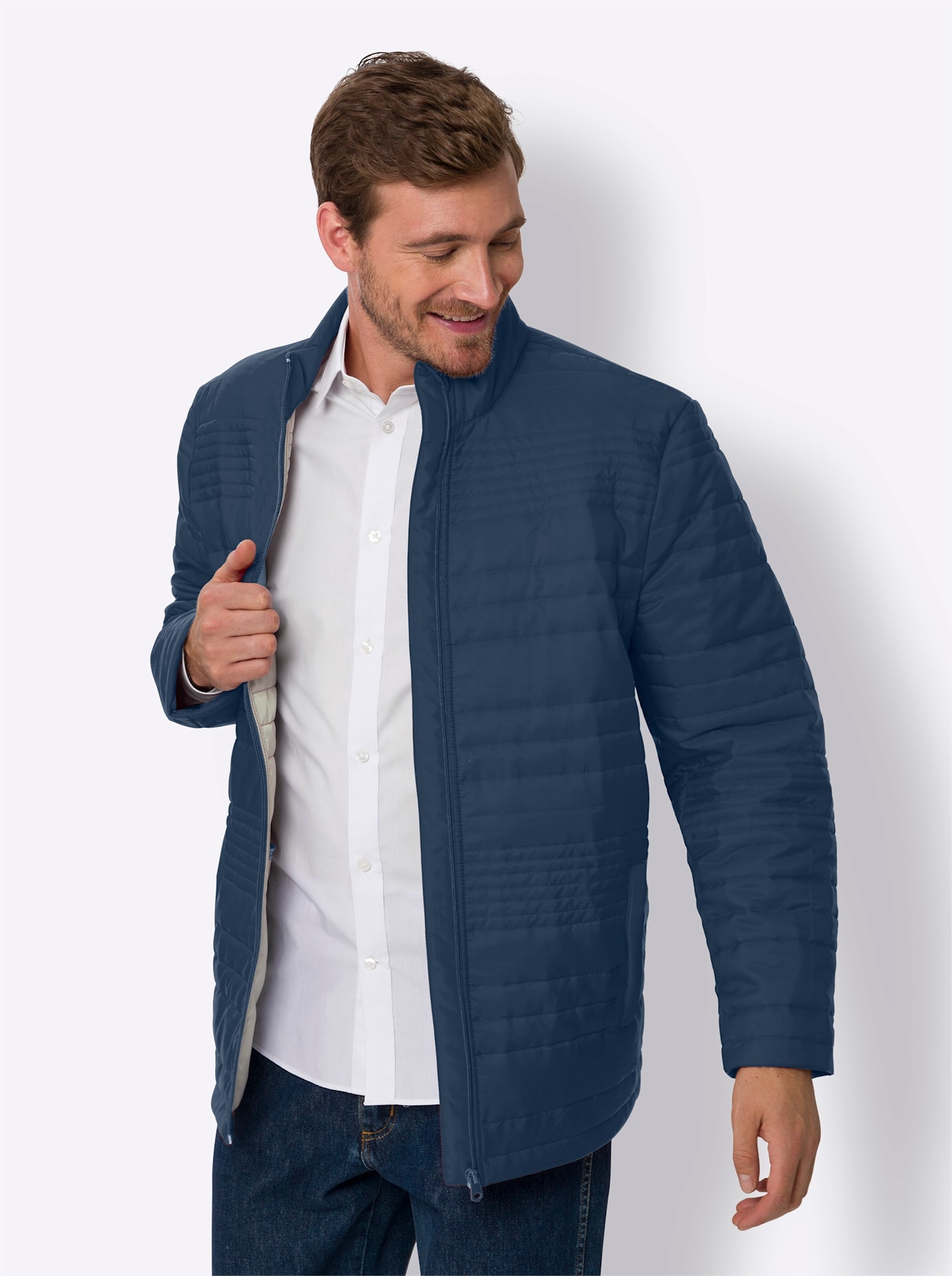 Classic Steppjacke ohne Kapuze