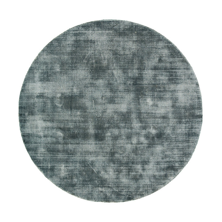 Rond viscose vloerkleed - Pearl Blauw/Groen | Een aanwinst!