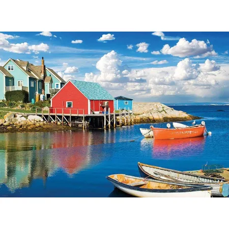 Eurographics Fischerhütten in Peggy's Cove Nova Scotia, 1000 Teile