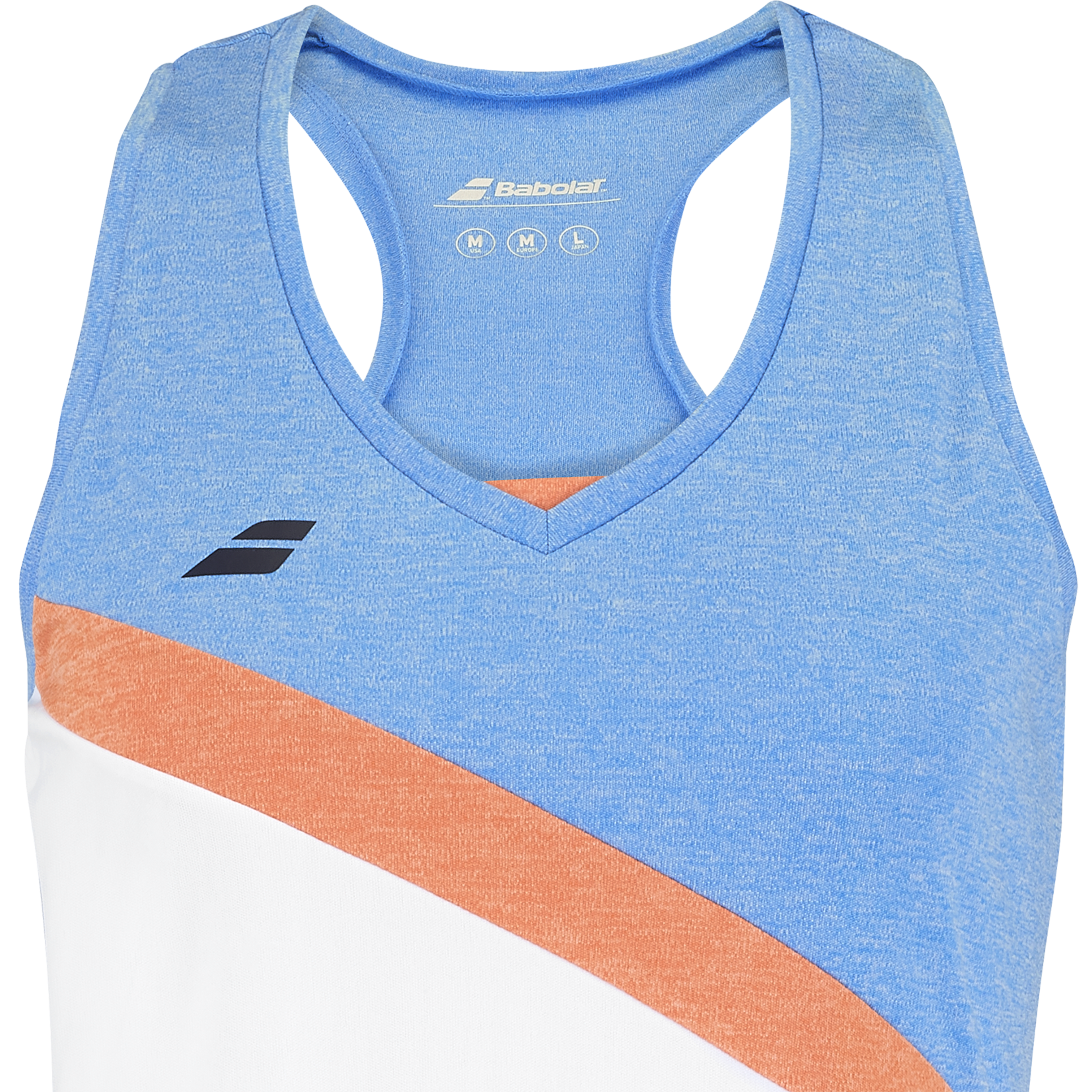 Play Tank Top Damen Weiß / Blau