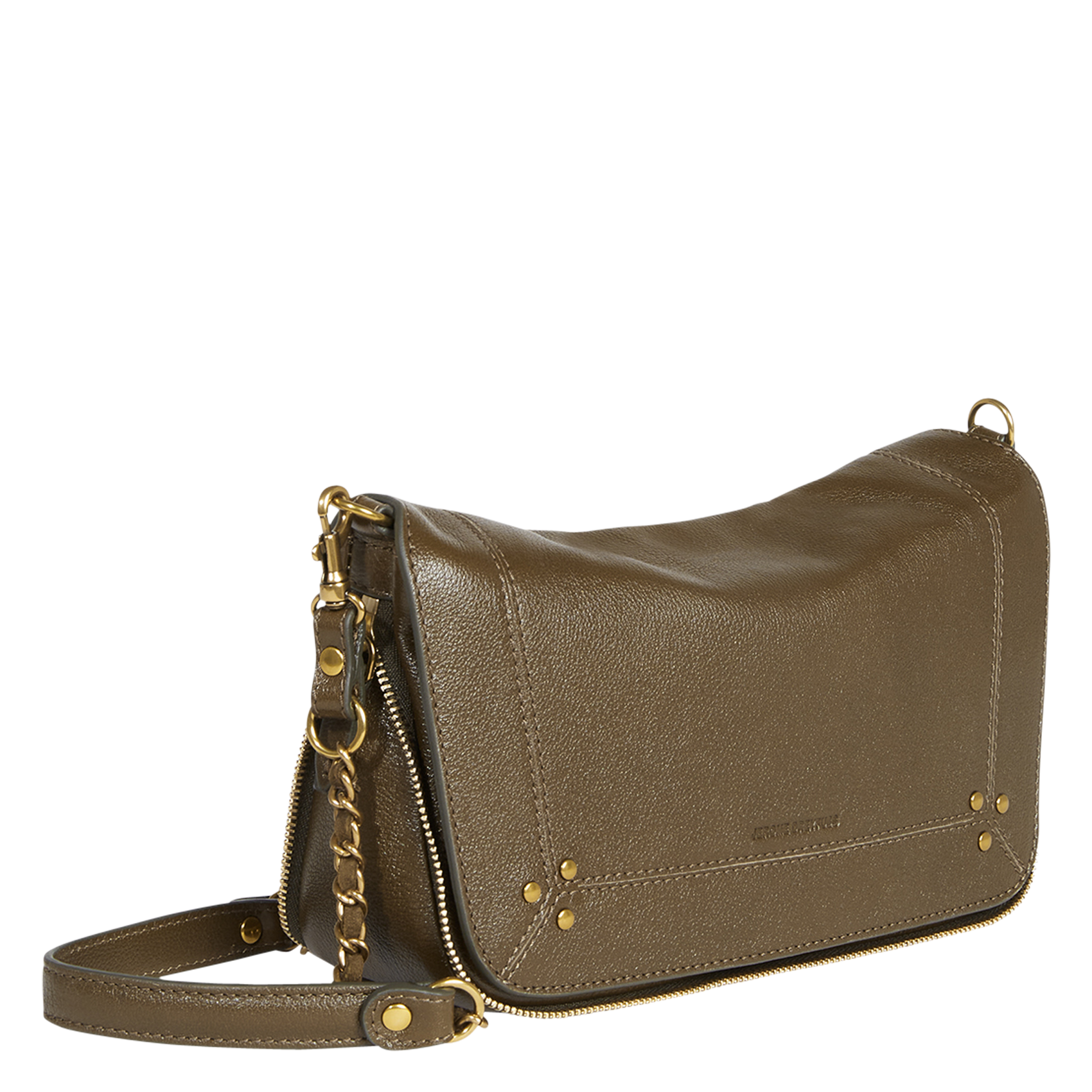 BOBI S - Sac bandoulière en cuir | Kaki
