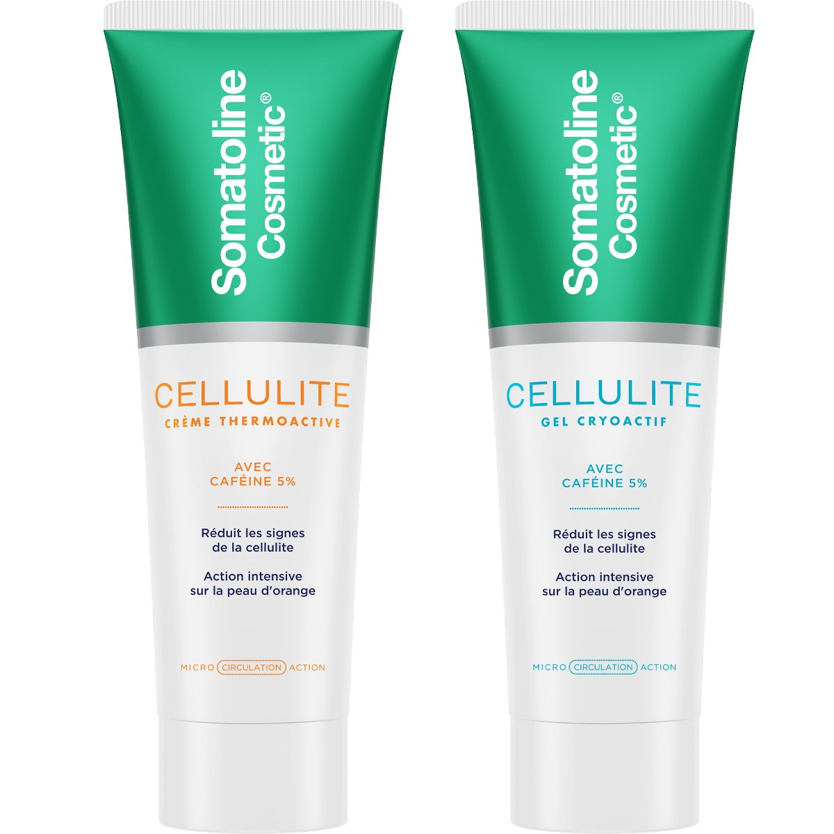 Gel anti cellulite - Cryoactif & thermoactif - Corps - 2 x 250 ml