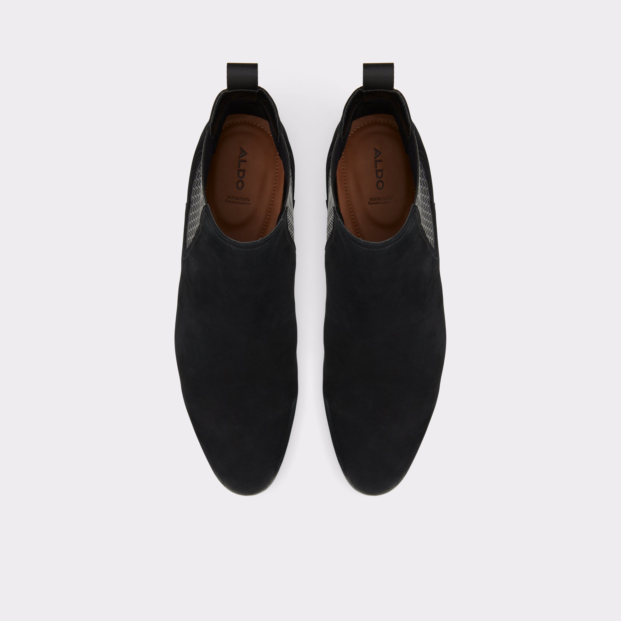 Fitzgerald Black Men Dress boots