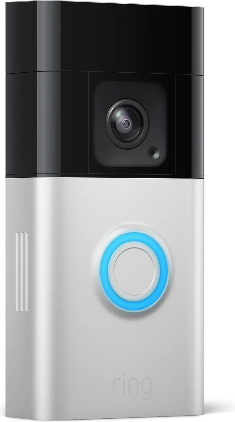 Ring Battery Video Doorbell Pro Nickel Satiné Sonnette connectée