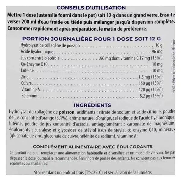 Pharm Nature Micronutrition Collagène Marin de L'Atlantique 325g