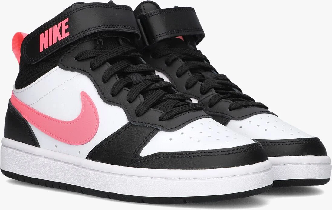 NIKE zwarte nike hoge sneaker court borough mid