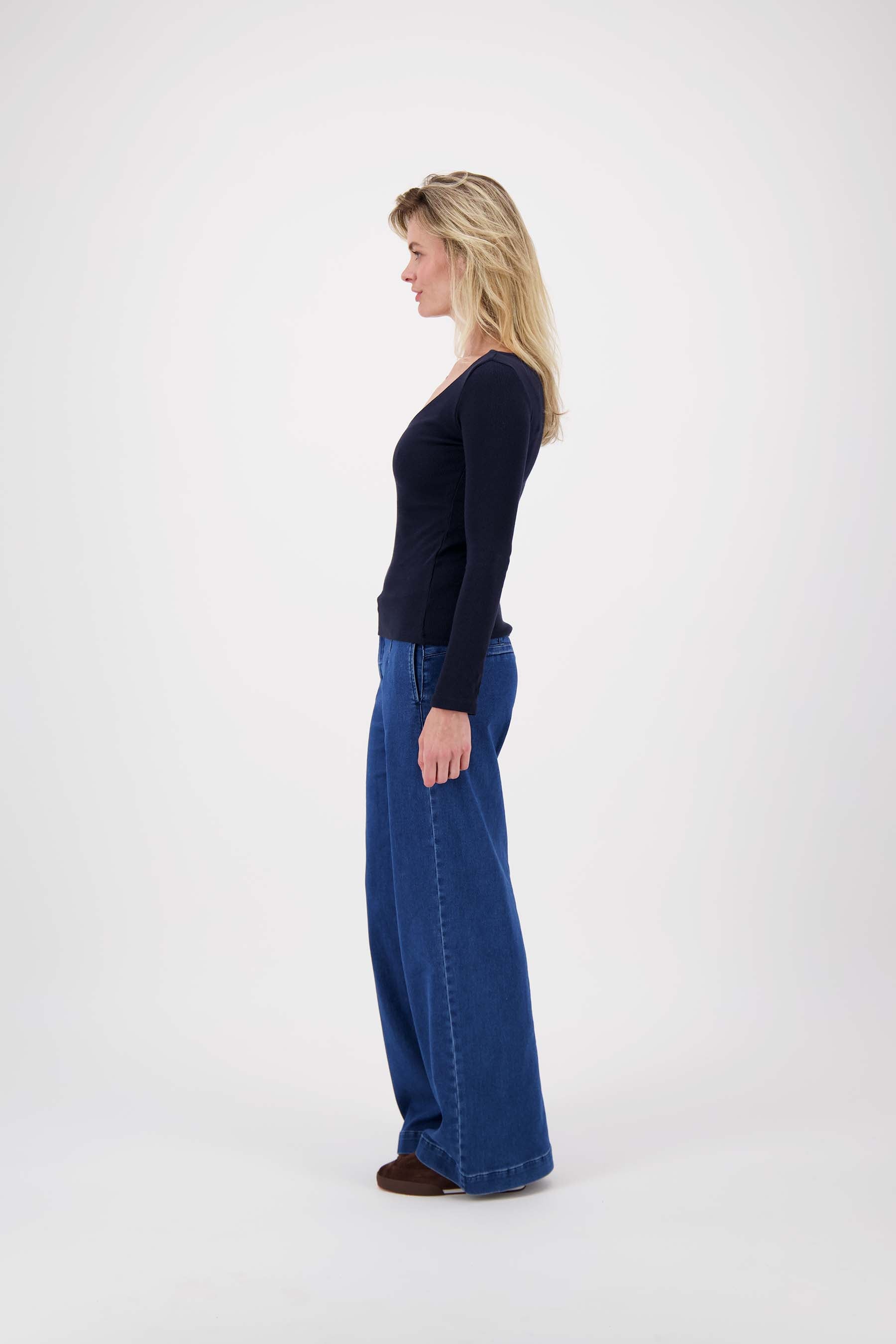 broek van jogger denim stof