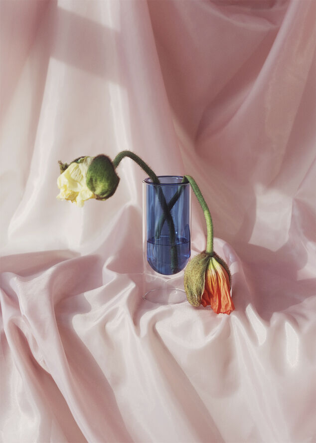Studio About FLOWER TUBE, LOW TUBE, BLUE, 65160B 143