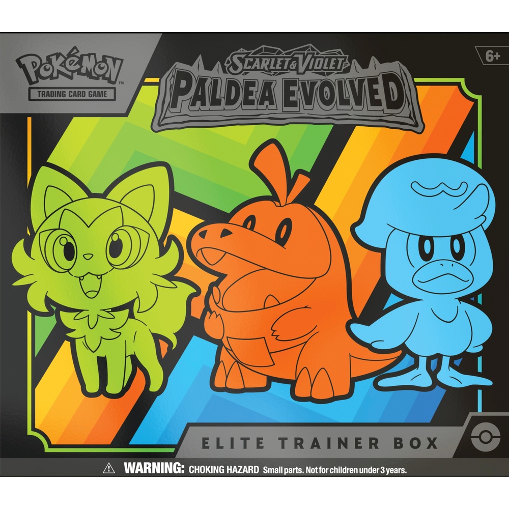 Pokémon-Sammelkartenspiel Scarlet & Violet Paldea Evolved Elite Trainer Box