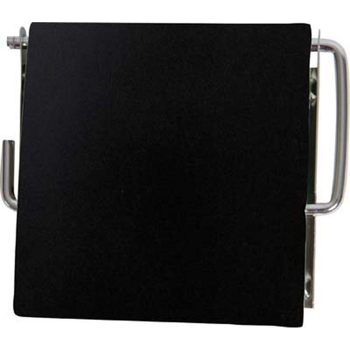 DEROULEUR PAPIER WC MDF  NOIR MAT