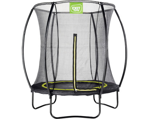 EXIT Silhouette trampoline met veiligheidsnet Ø 183 cm zwart