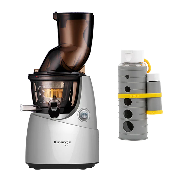 Extracteur de jus gris B9700 Kuvings et gourde de conservation des jus