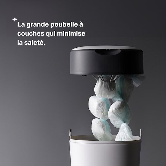 Twist and Click Poubelle à Couches de Taille XL et recharge   Blanc        de               Tommee Tippee