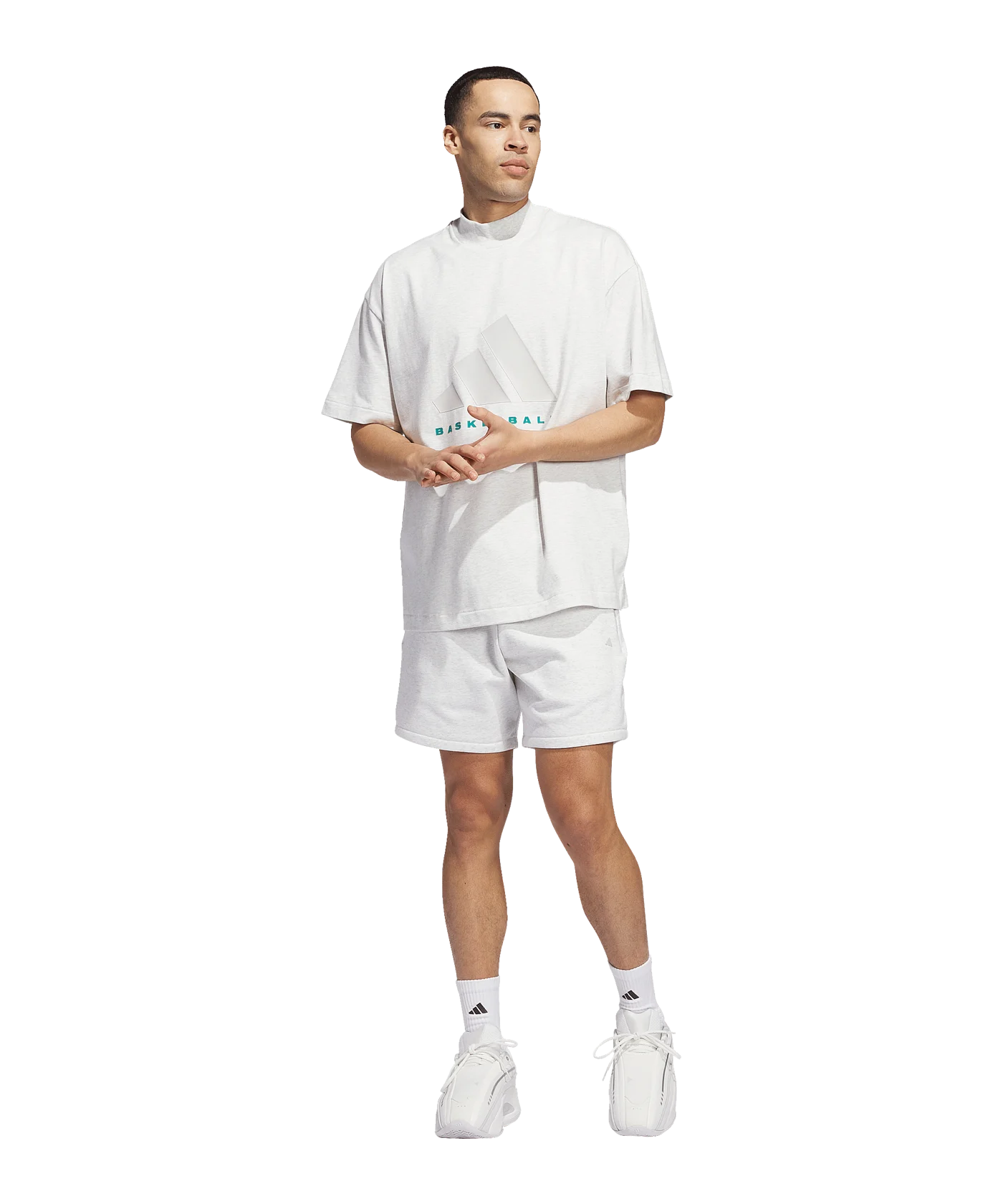 adidas Originals Basketball T-Shirt Grau