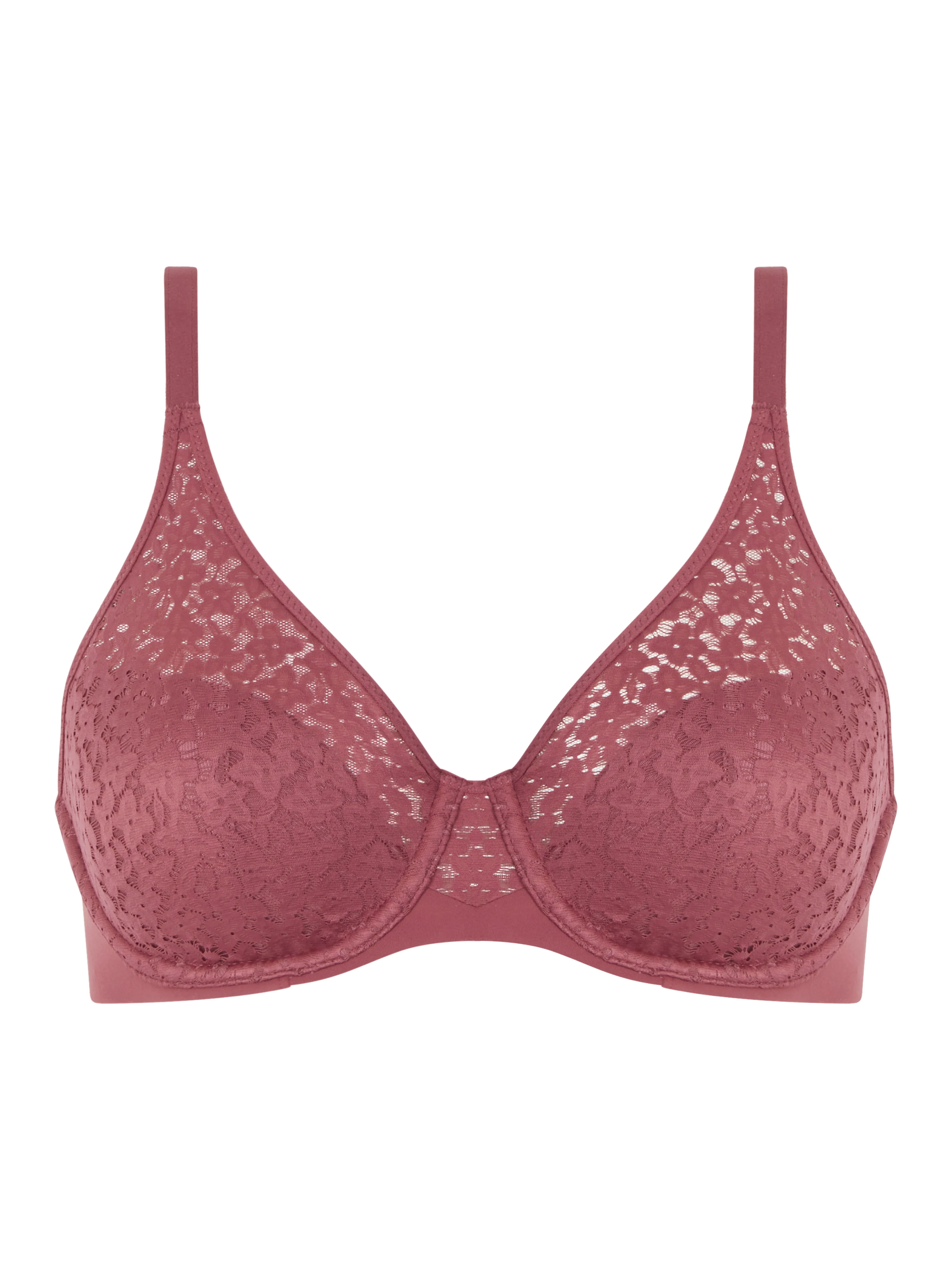 NORAH - Soutien-gorge moulé emboîtant en dentelle | Rose