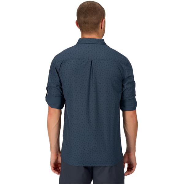 Chemise randonnée REGATTA MINDANO V LS BLUE WING SMALL FLORAL