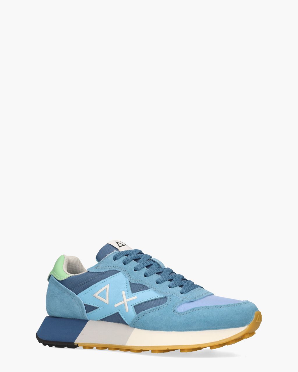 SUN68 Jaki 2.0 Bicolor Turquoise/Blauw Herensneakers