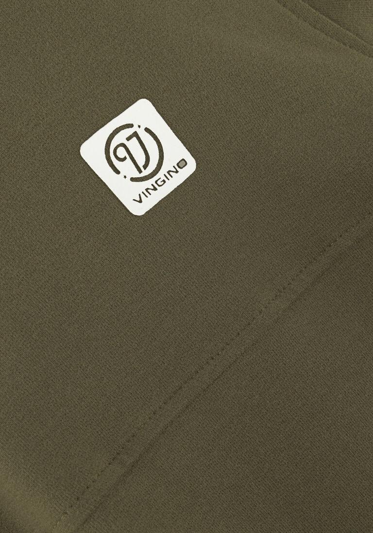 VINGINO groene vingino trui hoody-basic-logo