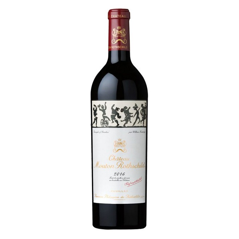 Château MOUTON ROTHSCHILD 2016 - Pauillac - 1er Cru Classé - par Caisse bois de 3 bouteilles 75 cl
