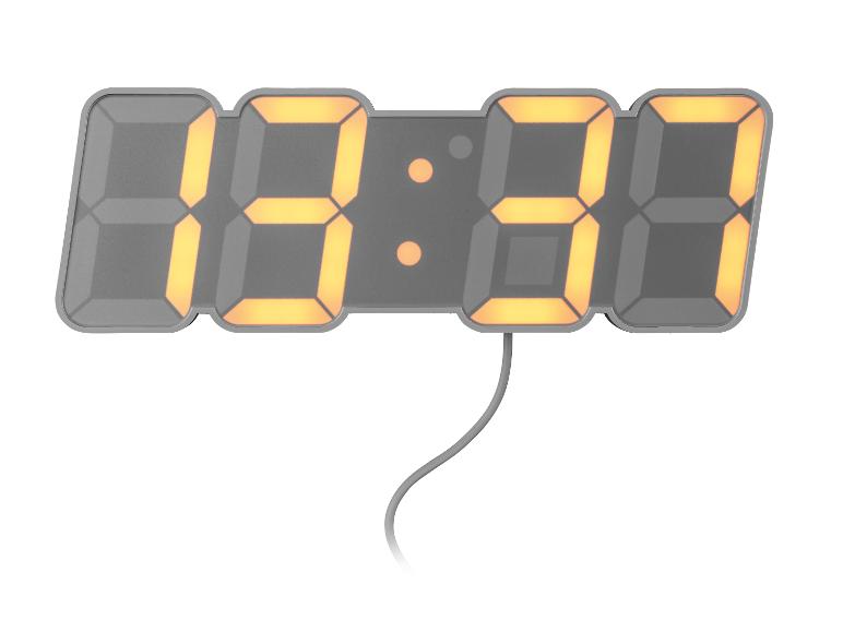 LED-klok met wekker