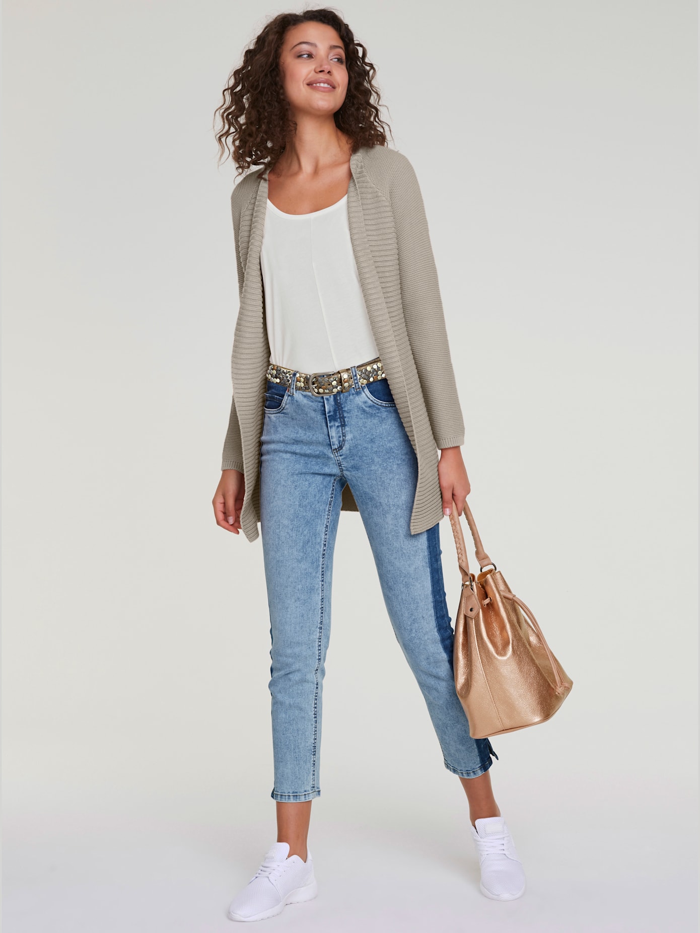 Veste en tricot style cardigan